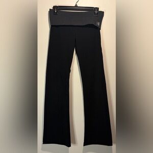 Victoria’s Secret- Y2K Yoga Fold Over Flare Leg Raw Hem Leggings- Size S